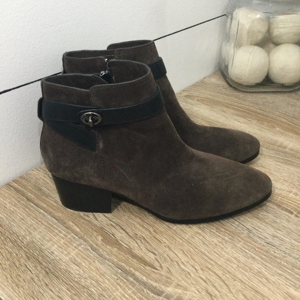 Coach Patricia suede boots womens size 10 B